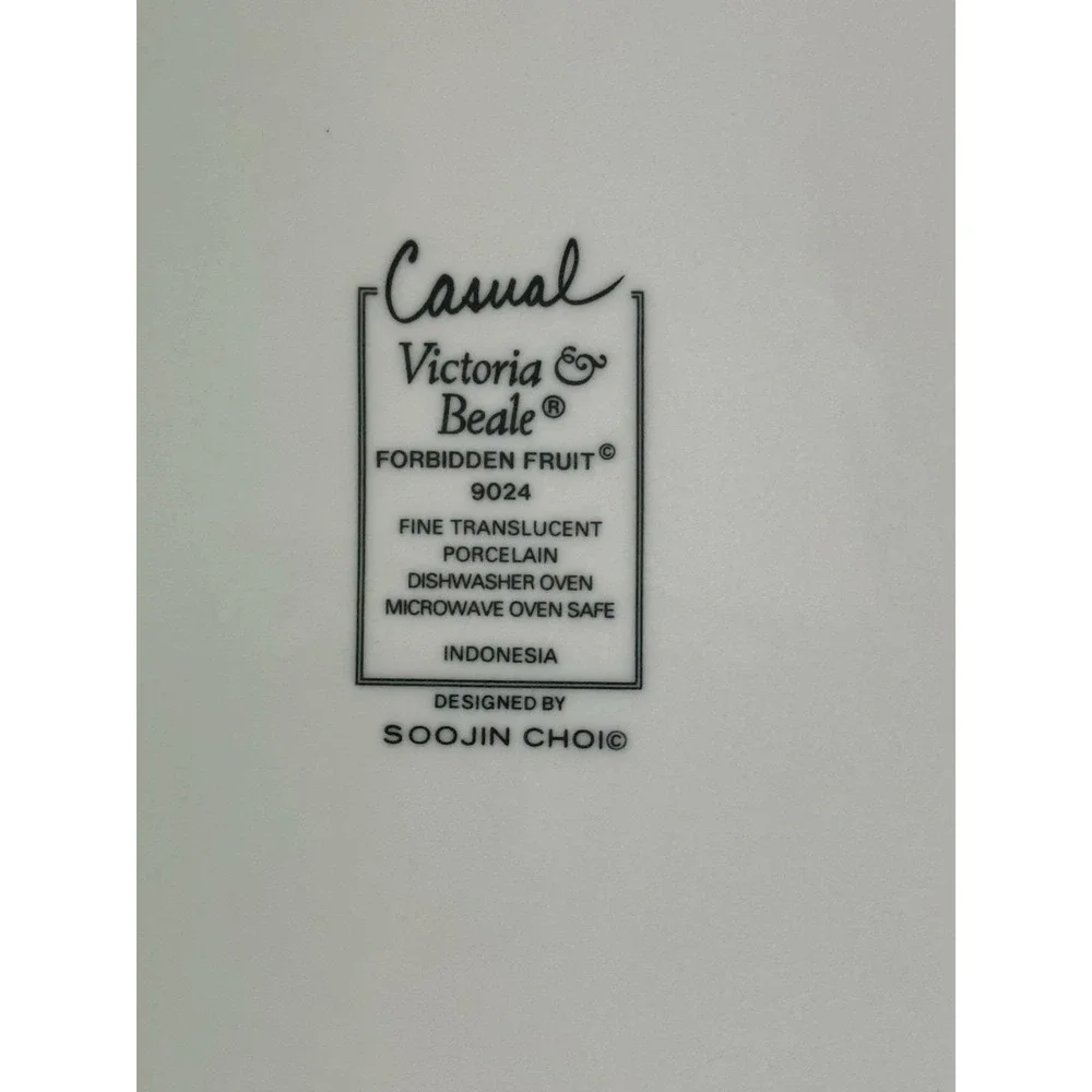 Victoria Beale Forbidden Fruit Chop Platter Casual 9024 Porcelain Soojin Choi